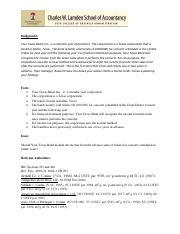 Illustrative PwnHero archive thumbnail for Tax memo Acctg 332-1 solution; source document not shown