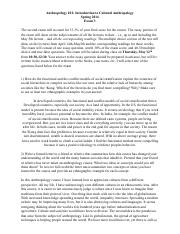 Illustrative PwnHero archive thumbnail for ANTH 102 exam 3 questions; source document not shown