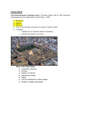 Illustrative PwnHero archive thumbnail for Islamic Art: Mosque Architecture & Cultural Exchange; source document not shown