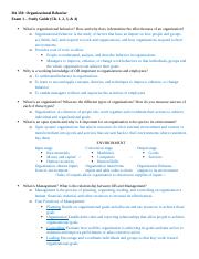 Illustrative PwnHero archive thumbnail for Exam 1 Study Guide; source document not shown