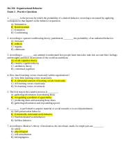 Illustrative PwnHero archive thumbnail for Exam 2 Practice Questions; source document not shown