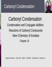 Illustrative PwnHero archive thumbnail for chap 19 -Carbonyl Condensation - SDSU- Fall 25-1; source document not shown