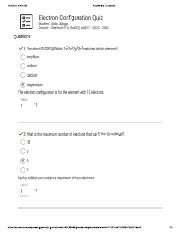 Illustrative PwnHero archive thumbnail for Electron Configuration Quiz; source document not shown