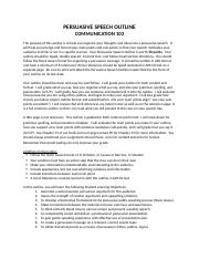 Illustrative PwnHero archive thumbnail for C 103 Persuasive Speech Outline Handout; source document not shown
