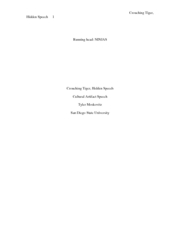 Illustrative PwnHero archive thumbnail for Cultural Artifact Speech Outline; source document not shown