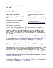 Illustrative PwnHero archive thumbnail for COMM 160 Syllabus Argumentation F20 Groznik; source document not shown