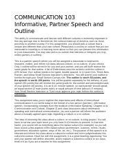 Illustrative PwnHero archive thumbnail for C 103 Informative Speech Handout; source document not shown