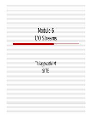 Illustrative PwnHero archive thumbnail for Module 6 IO Streams; source document not shown