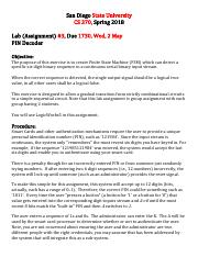 Illustrative PwnHero archive thumbnail for CS 370 Lab3 San Diego State University; source document not shown