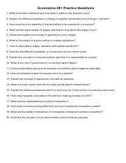 Illustrative PwnHero archive thumbnail for Econ 201 Practice Questions; source document not shown