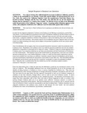 Illustrative PwnHero archive thumbnail for Sample Response to Business Law Question; source document not shown