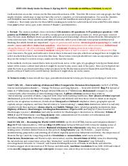 Illustrative PwnHero archive thumbnail for HIST 100 Exam 3 study guide Sp19; source document not shown