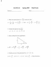 Illustrative PwnHero archive thumbnail for docsity-precalculus-final-exam-unsolved-questions-2003-math-141; source document not shown