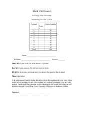 Illustrative PwnHero archive thumbnail for Math 150 Exam 1 Fall--2016; source document not shown