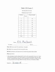 Illustrative PwnHero archive thumbnail for Math 150 Exam 3 Sol Sp 2017; source document not shown