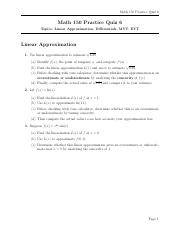 Illustrative PwnHero archive thumbnail for Math 150 Quiz 6 Practice; source document not shown