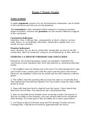 Illustrative PwnHero archive thumbnail for Exam I Study Guide; source document not shown
