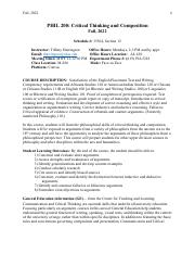 Illustrative PwnHero archive thumbnail for Fall 2022 PHIL 200 Section 12 Syllabus; source document not shown