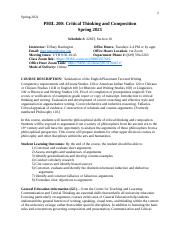 Illustrative PwnHero archive thumbnail for Spring 2021 Section 10 Syllabus; source document not shown