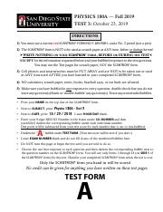 Illustrative PwnHero archive thumbnail for Physics180A Fall2019 Test3 FormAwithSolns; source document not shown