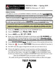 Illustrative PwnHero archive thumbnail for Physics180A Spring2019 Test2 FormA Solns; source document not shown