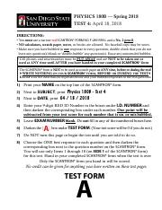 Illustrative PwnHero archive thumbnail for Physics180B Spring2018 Test4 FormA Solns; source document not shown