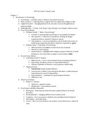 Illustrative PwnHero archive thumbnail for PSY101 Exam 1 Study Guide; source document not shown