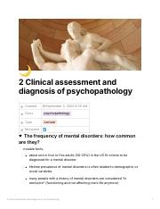 Illustrative PwnHero archive thumbnail for 2 Clinical assessment and diagnosis of psychopathology; source document not shown