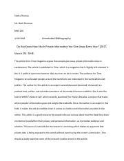 Illustrative PwnHero archive thumbnail for connection writing #6, Annotated Bibliography; source document not shown