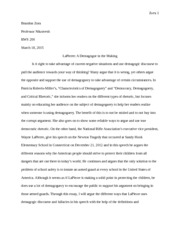 Illustrative PwnHero archive thumbnail for demagogic discourse paper; source document not shown