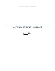 Illustrative PwnHero archive thumbnail for Spring 2021 Math Gym Student Workbook; source document not shown